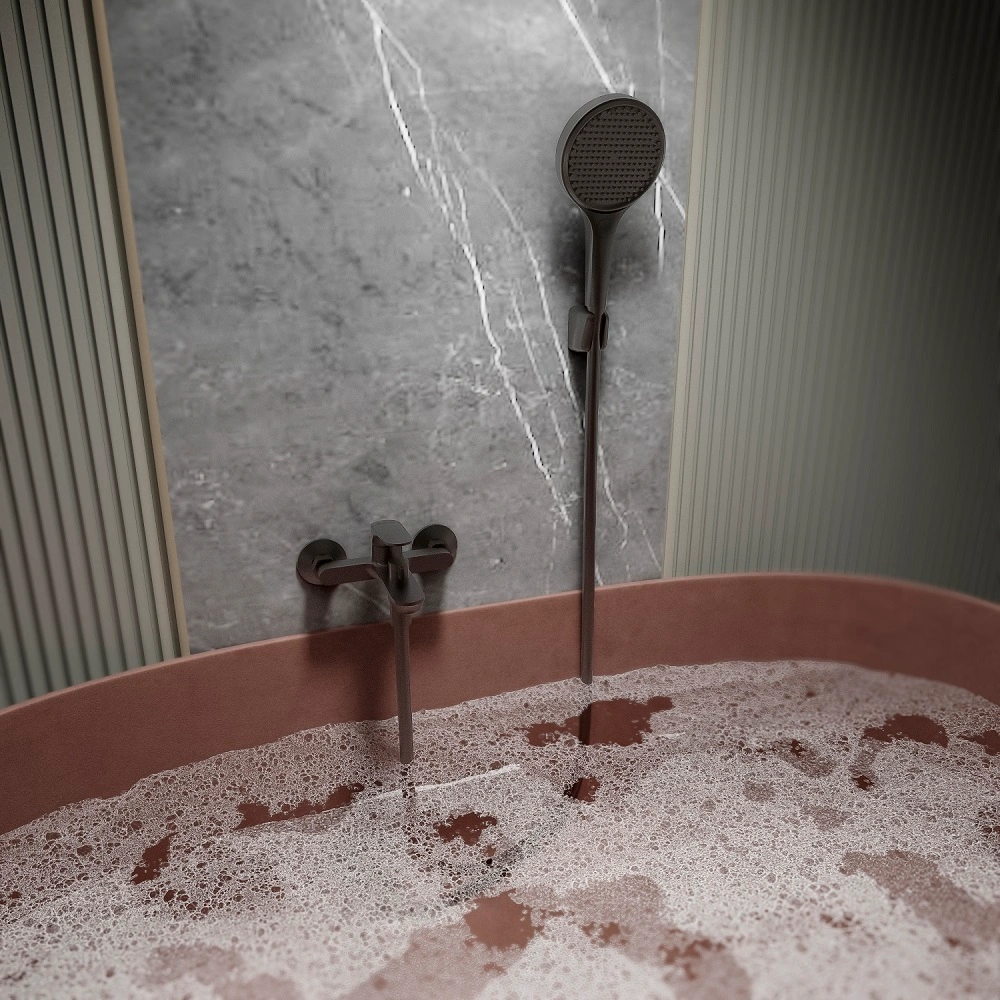 Смеситель для ванны с душем KN-82/GM